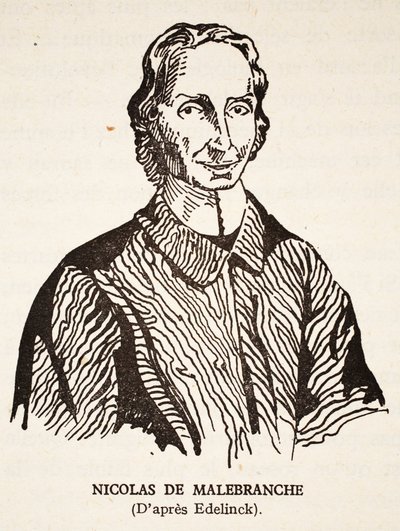 Nicholas de Malebranche by Nicolas Etienne Edelinck